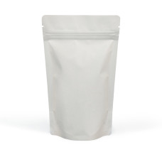 2kg White Matt Stand Up Pouch/Bag with Zip Lock [SP10] (100 per pack)