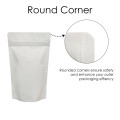 5kg White Matt Stand Up Pouch/Bag with Zip Lock [SP8] (100 per pack)