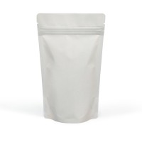5kg White Matt Stand Up Pouch/Bag with Zip Lock [SP8] (100 per pack)