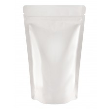 3kg White Shiny Stand Up Pouch/Bag with Zip Lock [SP7] (100 per pack)
