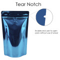 1kg Blue Shiny With Valve Stand Up Pouch/Bag with Zip Lock [SP6] (100 per pack)