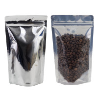 750g Clear / Silver Shiny With Valve Stand Up Pouch/Bag with Zip Lock [SP11] (100 per pack)