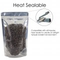 1kg Clear / Silver Shiny With Valve Stand Up Pouch/Bag with Zip Lock [SP6]