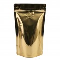 150g Gold Shiny With Valve Stand Up Pouch/Bag with Zip Lock [SP3]