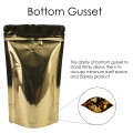 70g Gold Shiny With Valve Stand Up Pouch/Bag with Zip Lock [SP2]