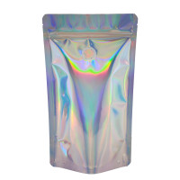 150g Holographic With Valve Stand Up Pouch/Bag with Zip Lock [SP3] (100 per pack)