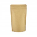 1kg Kraft Paper With Valve Stand Up Pouch/Bag with Zip Lock [SP6]
