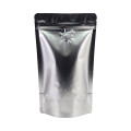 100g Silver Matt With Valve Stand Up Pouch/Bag with Zip Lock [SP9] (100 per pack)