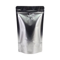 70g Silver Matt With Valve Stand Up Pouch/Bag with Zip Lock [SP2] (100 per pack)