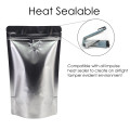 150g Silver Matt With Valve Stand Up Pouch/Bag with Zip Lock [SP3] (100 per pack)