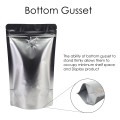 250g Silver Matt With Valve Stand Up Pouch/Bag with Zip Lock [SP4] (100 per pack)