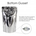 70g Silver Shiny With Valve Stand Up Pouch/Bag with Zip Lock [SP2]