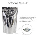 70g Silver Shiny With Valve Stand Up Pouch/Bag with Zip Lock [SP2] (100 per pack)