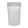 100g White Matt With Valve Stand Up Pouch/Bag with Zip Lock [SP9] (100 per pack)