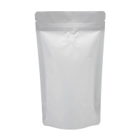 5kg White Matt With Valve Stand Up Pouch/Bag with Zip Lock [SP8] (100 per pack)