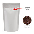 70g White Paper With Valve Stand Up Pouch/Bag with Zip Lock [SP2]