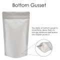 70g White Paper With Valve Stand Up Pouch/Bag with Zip Lock [SP2]