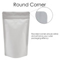 250g White Paper With Valve Stand Up Pouch/Bag with Zip Lock [SP4] (100 per pack)