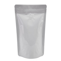 1kg White Shiny With Valve Stand Up Pouch/Bag with Zip Lock [SP6] (100 per pack)