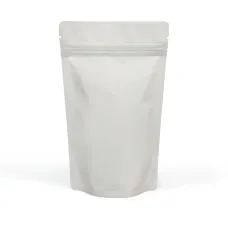 100g White Matt Stand Up Pouch/Bag with Zip Lock [SP9] (100 per pack)