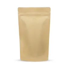250g Kraft Paper With Valve Stand Up Pouch/Bag with Zip Lock [SP4] (100 per pack)